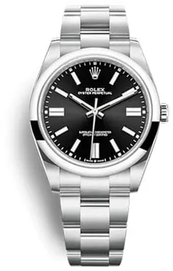 Rolex Oyster Perpetual 34 124200 34mm Steel Black