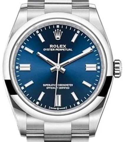 Rolex Oyster Perpetual 36 126000 36mm Steel Blue