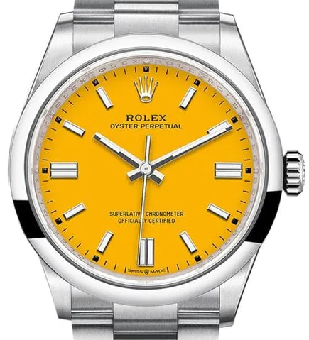 Rolex Oyster Perpetual 36 126000 36mm Steel Yellow