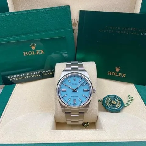 Rolex Oyster Perpetual 41 124300 41mm Steel Blue