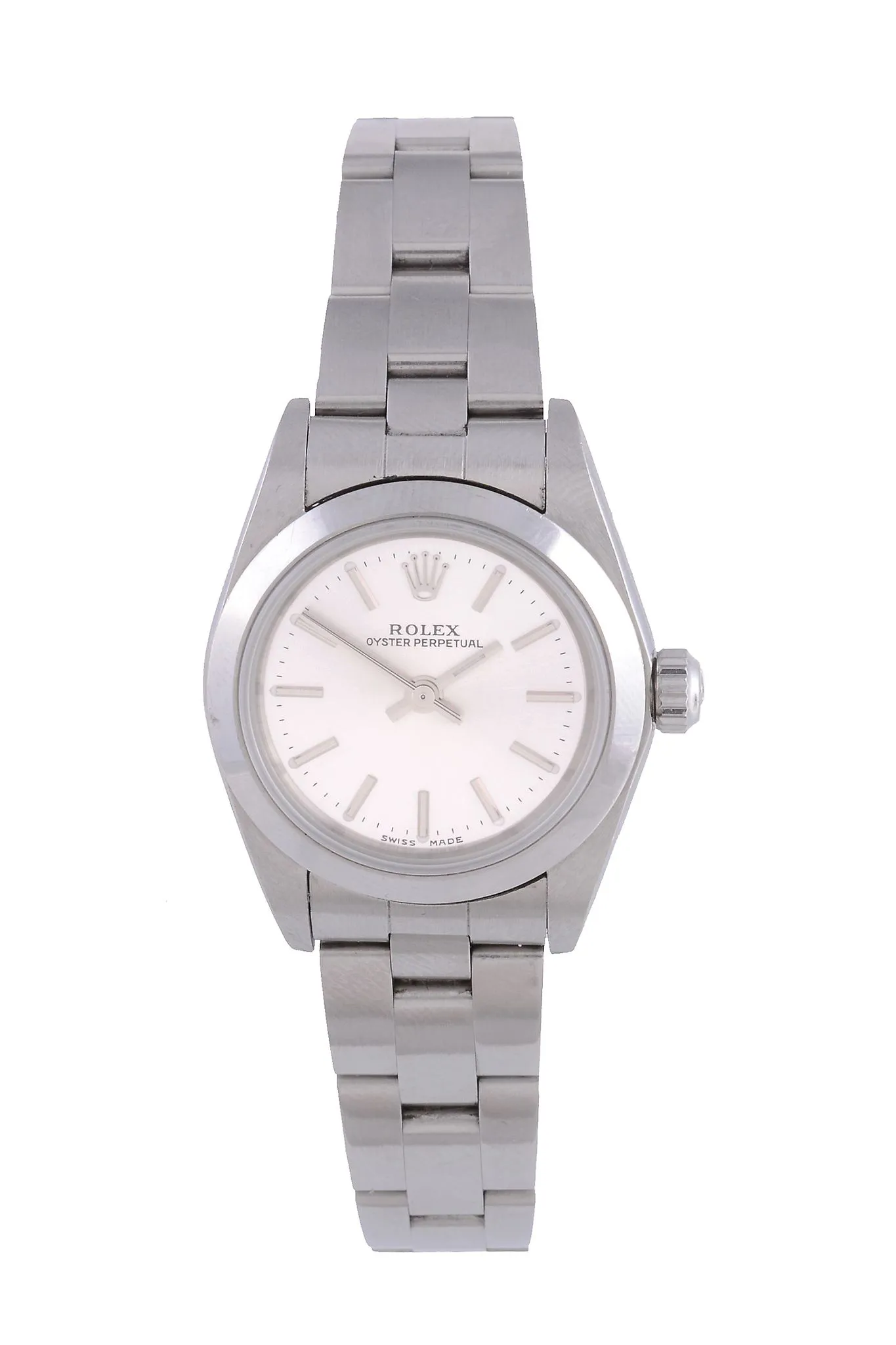 Rolex Oyster Perpetual 76080 25mm Stainless steel Silver