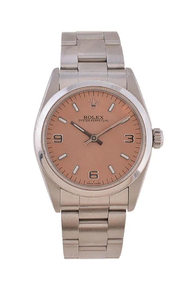 Rolex Oyster Perpetual 31 77080 29mm Stainless steel Salmon