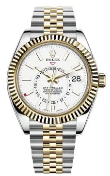 Rolex Sky-Dweller 326933 42mm Gold/steel White