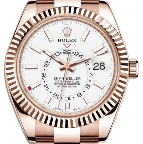 Rolex Sky-Dweller 326935 42mm Rose gold White