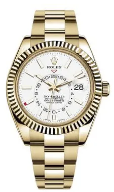 Rolex Sky-Dweller 326938 42mm Yellow gold White