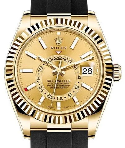 Rolex Sky-Dweller 326238 42mm Yellow gold Champagne