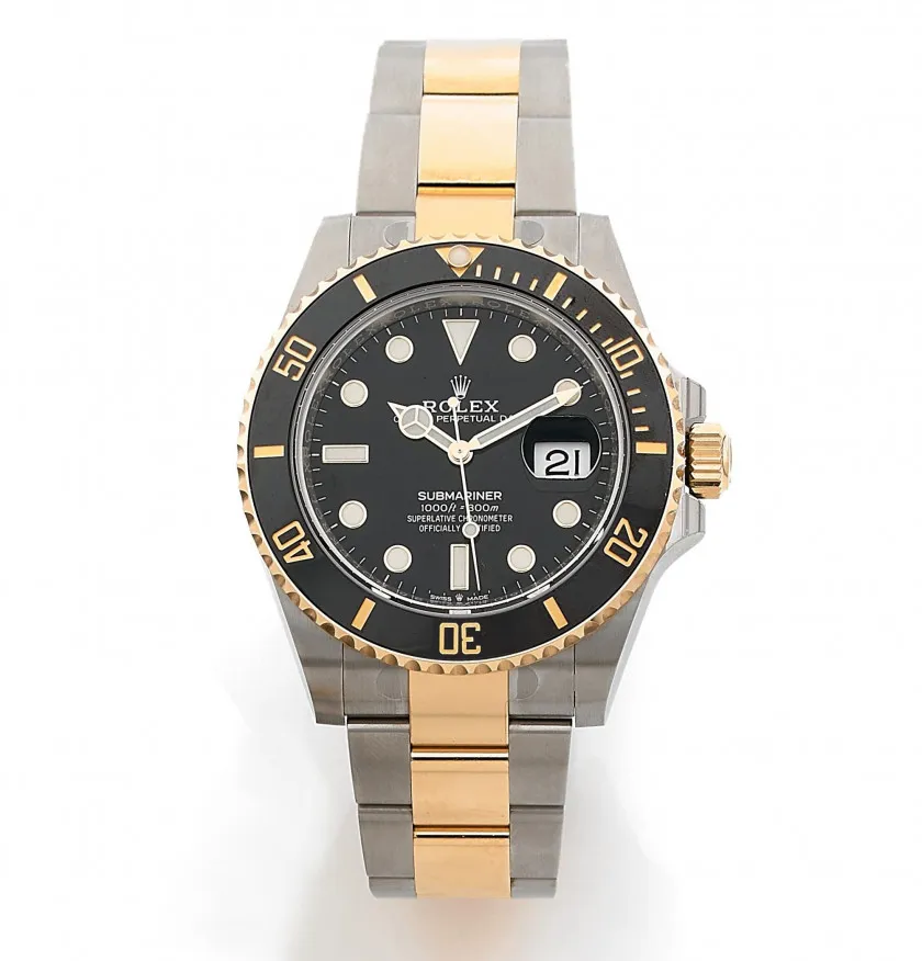 Rolex Submariner 126613LN 41mm Yellow gold and Stainless steel Black