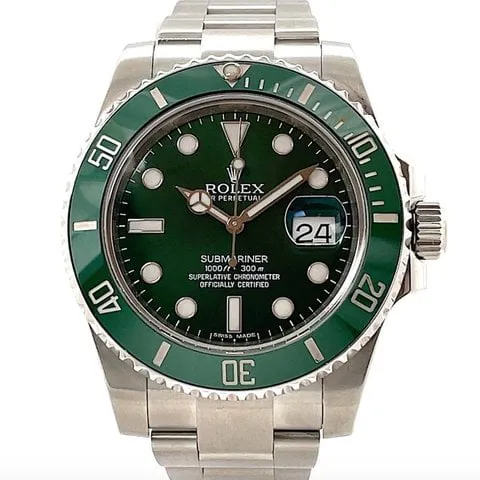 Rolex Submariner 116610LV 40mm Steel Green