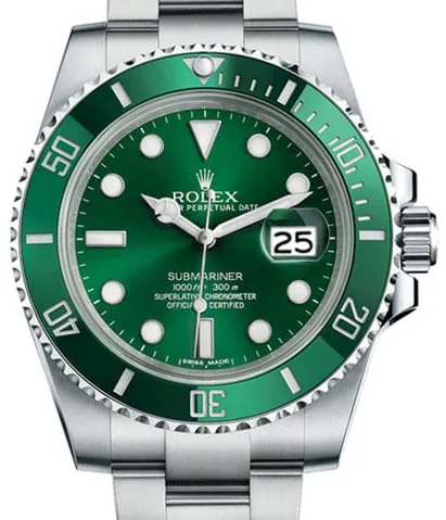 Rolex Submariner 116610LV 40mm Steel Green