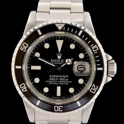 Rolex Submariner 1680 40mm Steel Black