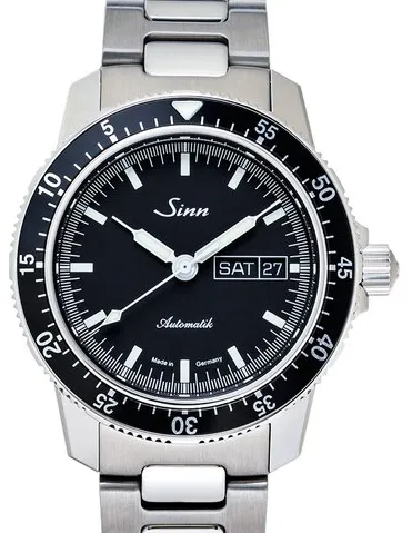 Sinn 104 104.010 41mm Stainless steel Black