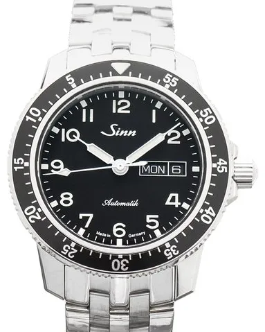 Sinn 104 104.011 41mm Stainless steel Black