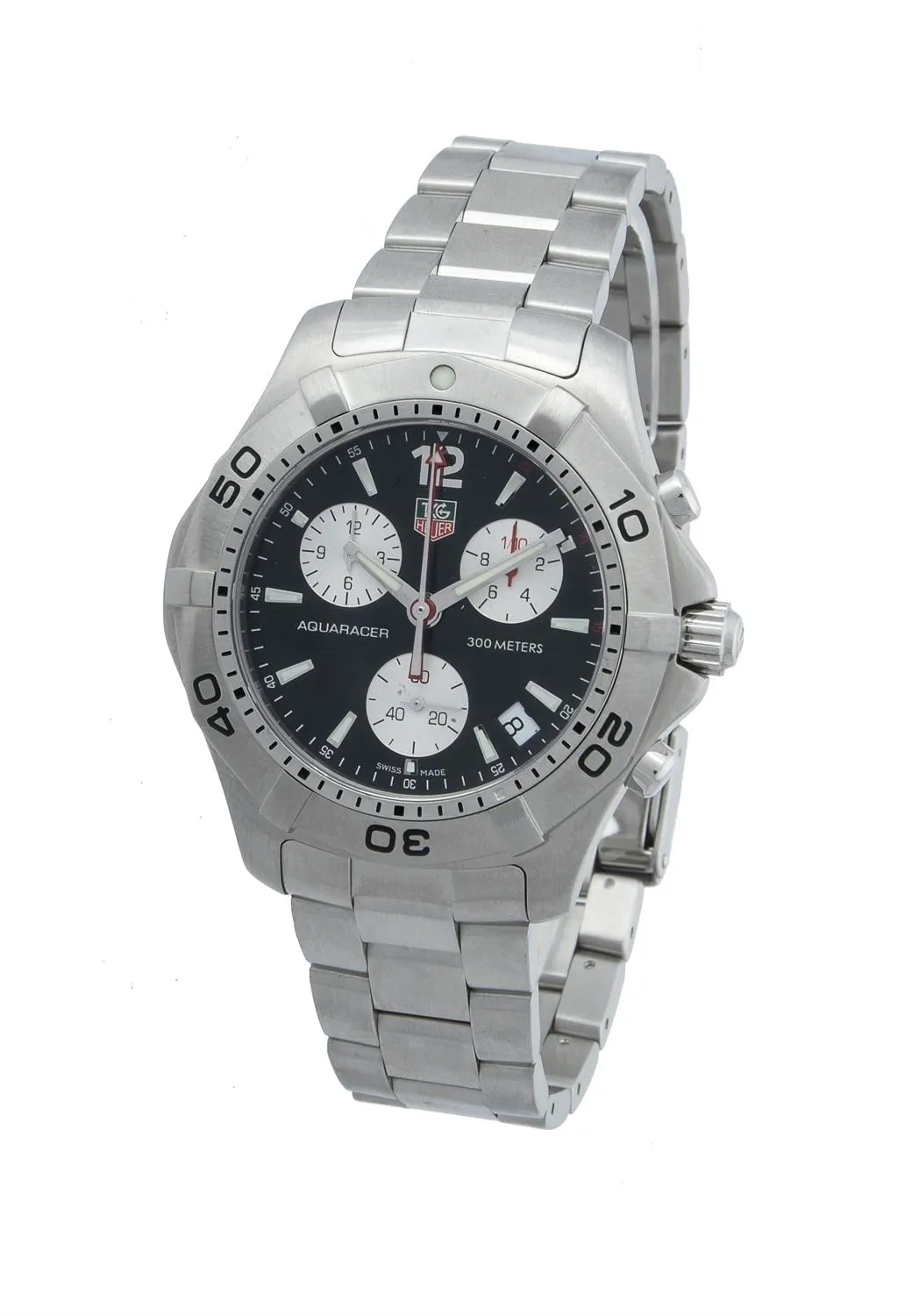 TAG Heuer Aquaracer CAF1110 42mm Stainless steel Black