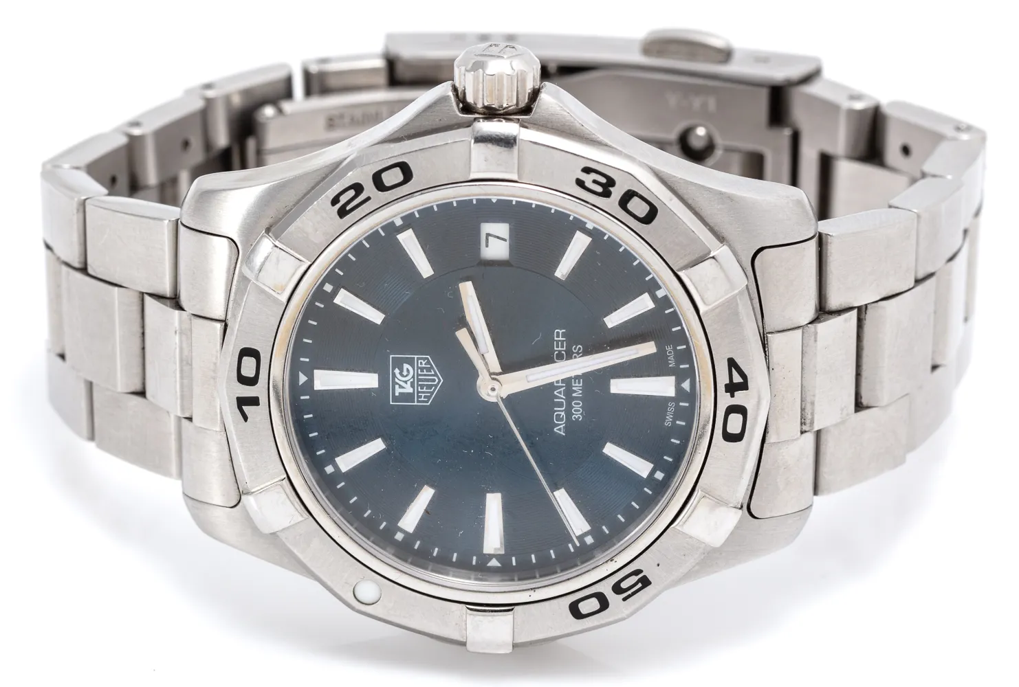 TAG Heuer Aquaracer WAP1112 43mm Stainless steel Blue