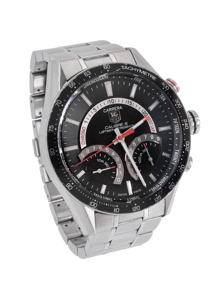 TAG Heuer Carrera CV7A10 43mm Stainless steel Black