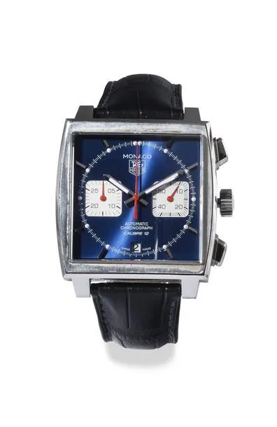 TAG Heuer Monaco CAW2111 38mm Stainless steel blue grey