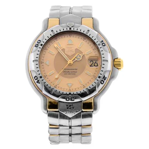 TAG Heuer WH5152 BDO678 Yellow gold and Stainless steel Champagne