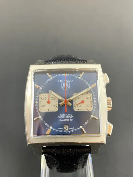TAG Heuer Monaco CAW2111 38mm Stainless steel Blue