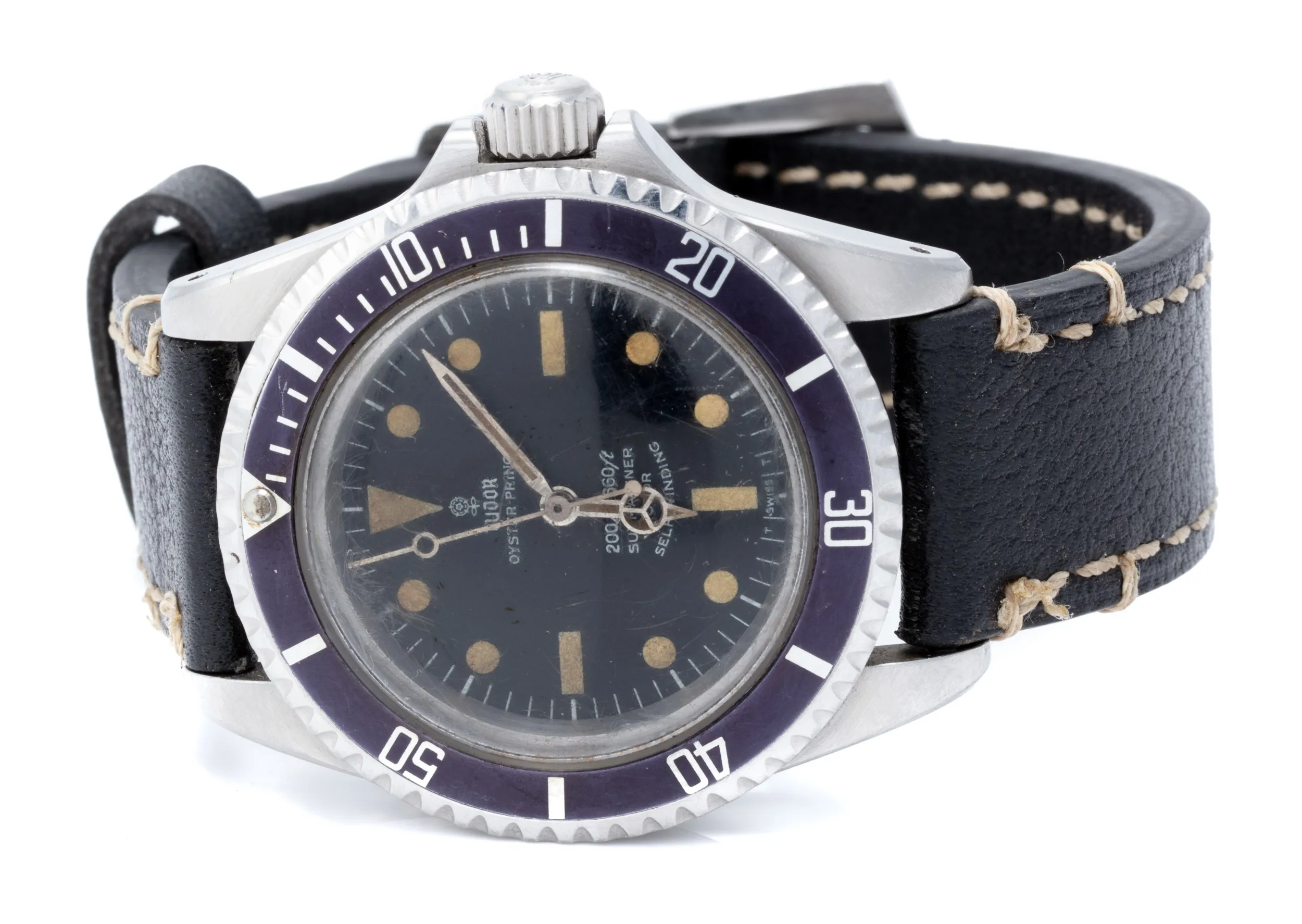 Tudor Submariner 7016 40mm Stainless steel Black