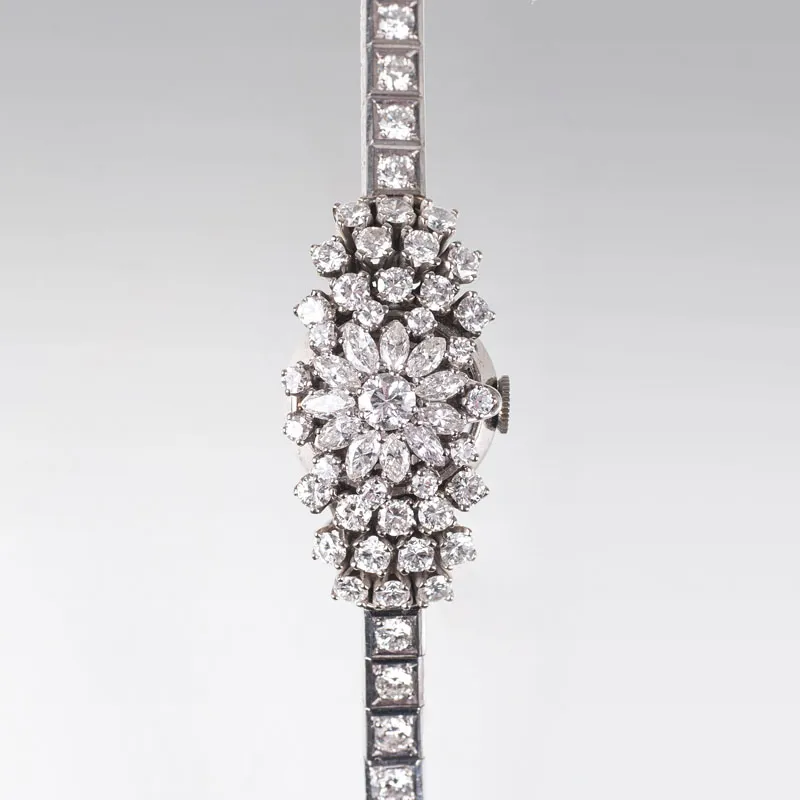 Universal Genève Polerouter Universal Geneve 16mm White gold Diamond