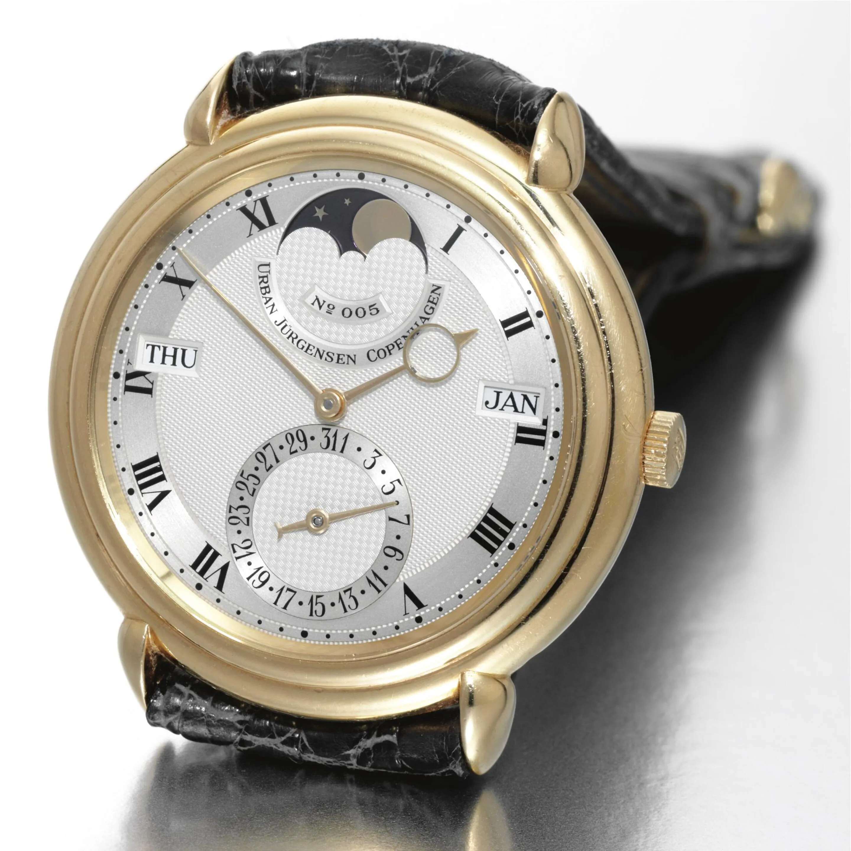 Urban Jürgensen 38mm Yellow gold White