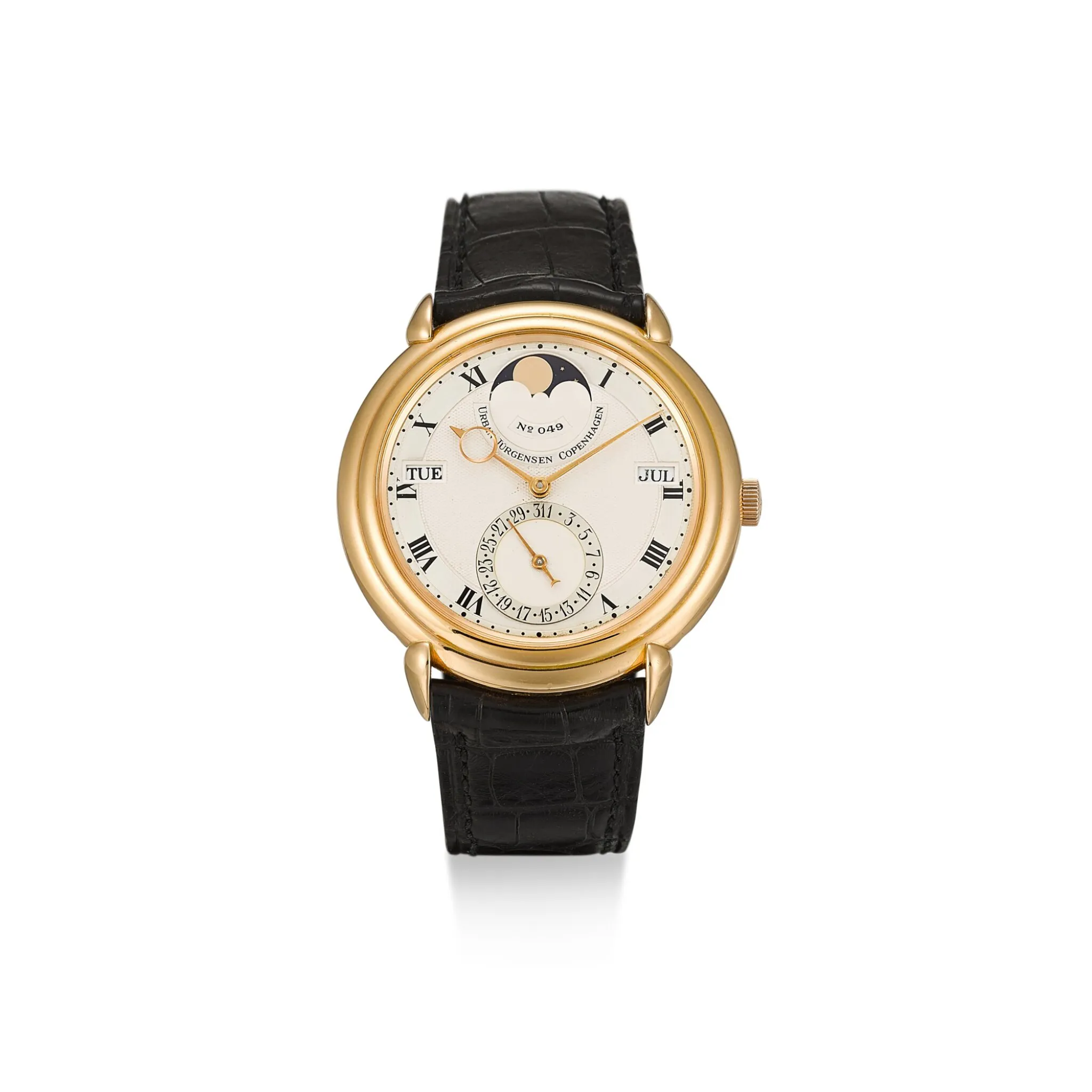 Urban Jürgensen 2 38mm Yellow gold Silver