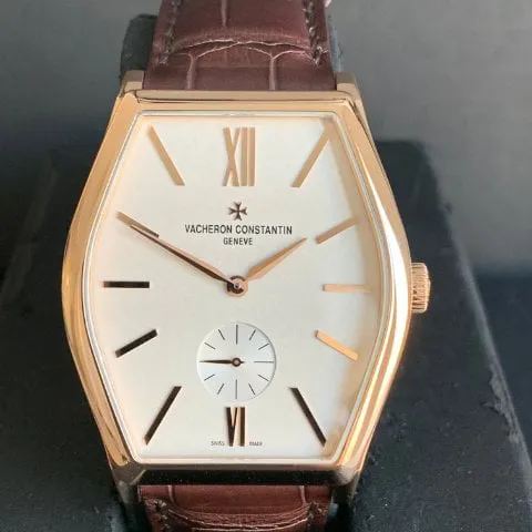 Vacheron Constantin Malte 82130/000r-9755 36.5mm Rose gold Silver