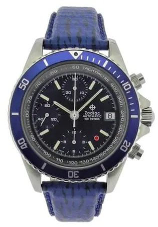 Zodiac 11438 42mm Stainless steel Blue