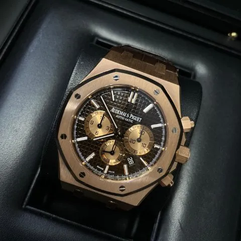 Audemars Piguet Royal Oak 26331OR.OO.D821CR.01 41mm Rose gold Brown