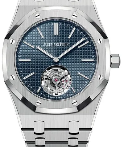 Audemars Piguet Royal Oak Tourbillon 26670ST.OO.1240ST.01 39mm Stainless steel Blue