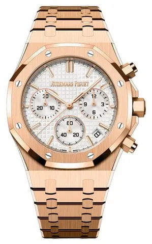 Audemars Piguet Royal Oak 26240OR.OO.1320OR.03 41mm Rose gold Silver