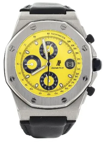 Audemars Piguet Royal Oak Offshore 25770ST 42mm Stainless steel Yellow