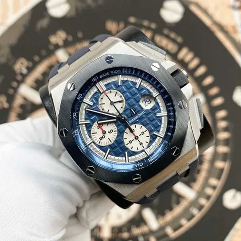 Audemars Piguet Royal Oak Offshore 26401PO.00.A018CR.01 44mm Platinum Blue