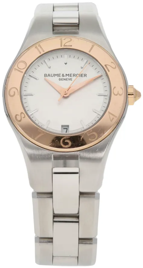 Baume & Mercier MV04F012. Yellow gold and Stainless steel White Japan |  Dealer | EveryWatch