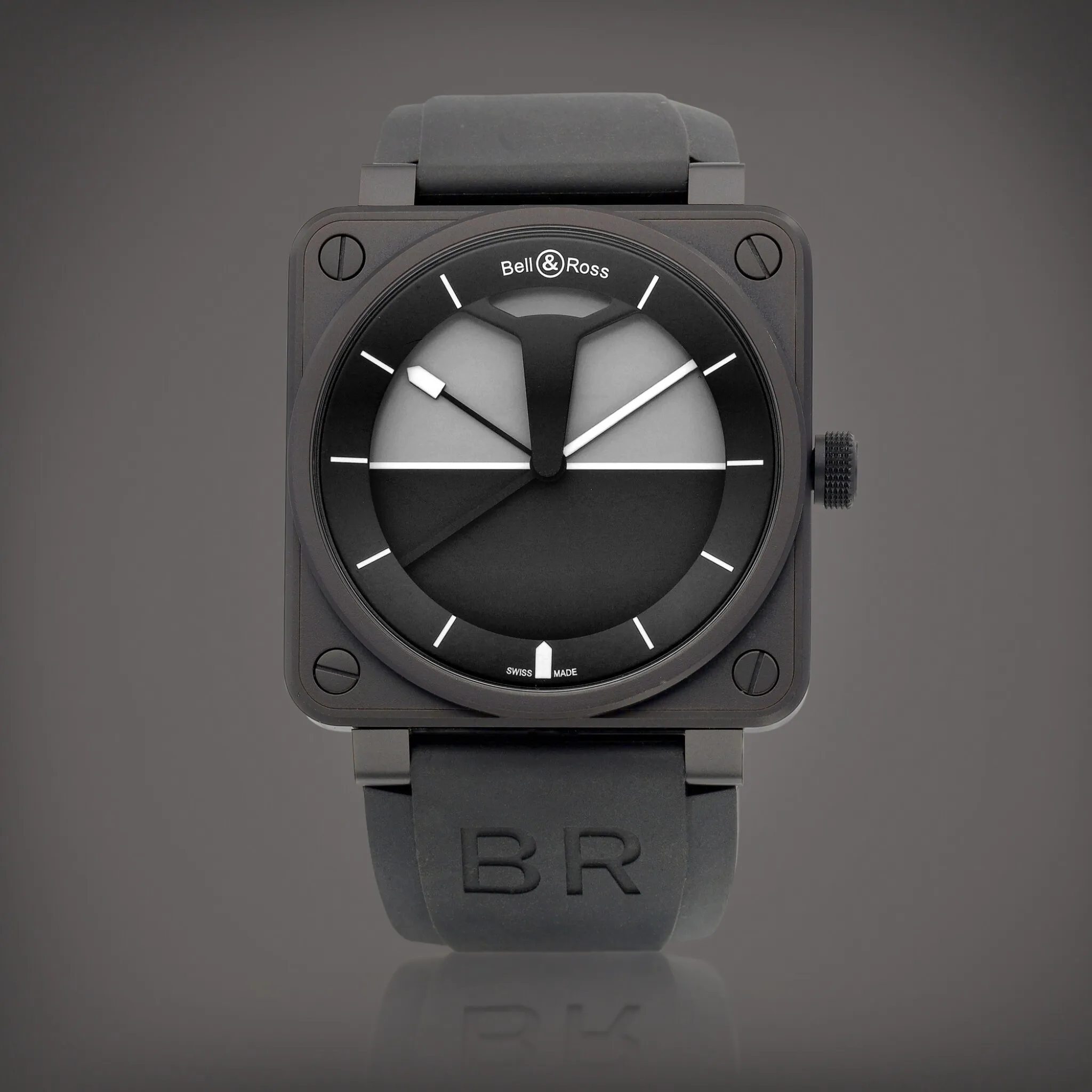 Bell & Ross BR 01-92 BR01 46mm Stainless steel Black