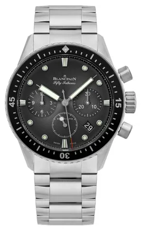 Blancpain Bathyscaphe Chronographe Flyback 5200 1110 71S 43mm Stainless steel Gray meteor