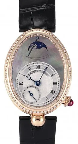 Breguet Reine de Naples 8908BR/5T/964/D00D3L 36.5mm Rose gold Mother-of-pearl