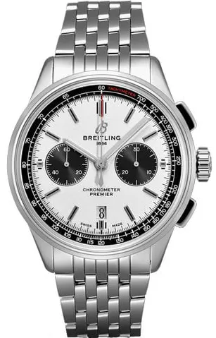 Breitling Premier AB0118221G1A1 42mm Stainless steel Silver