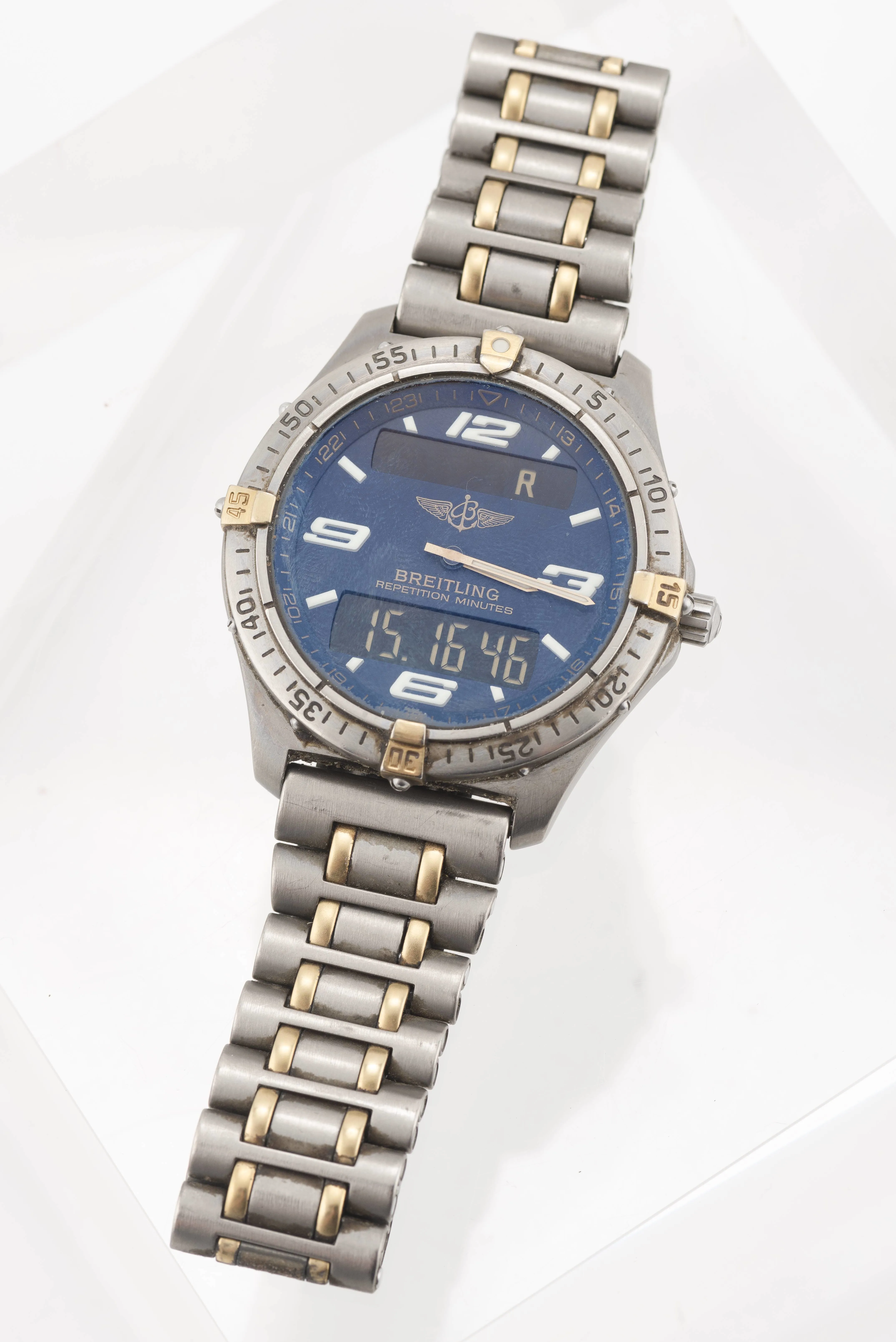 Breitling Aerospace F65362 40mm Titanium Blue