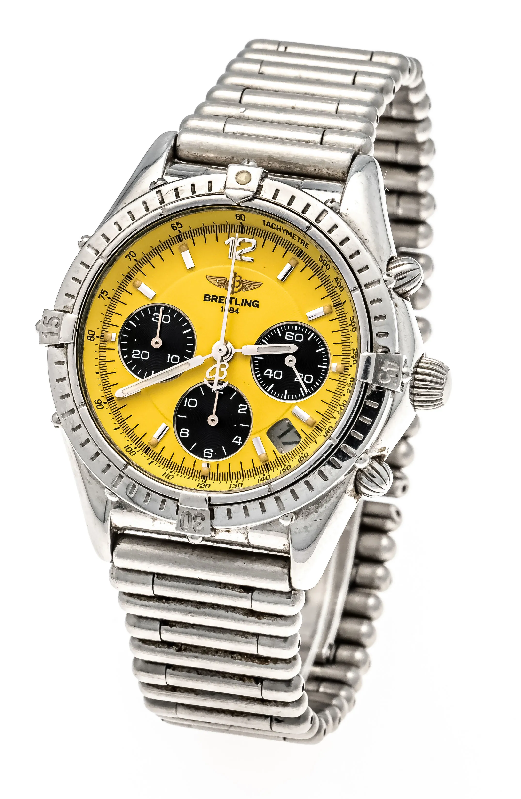 Breitling Windrider A30012 38mm Stainless steel Yellow