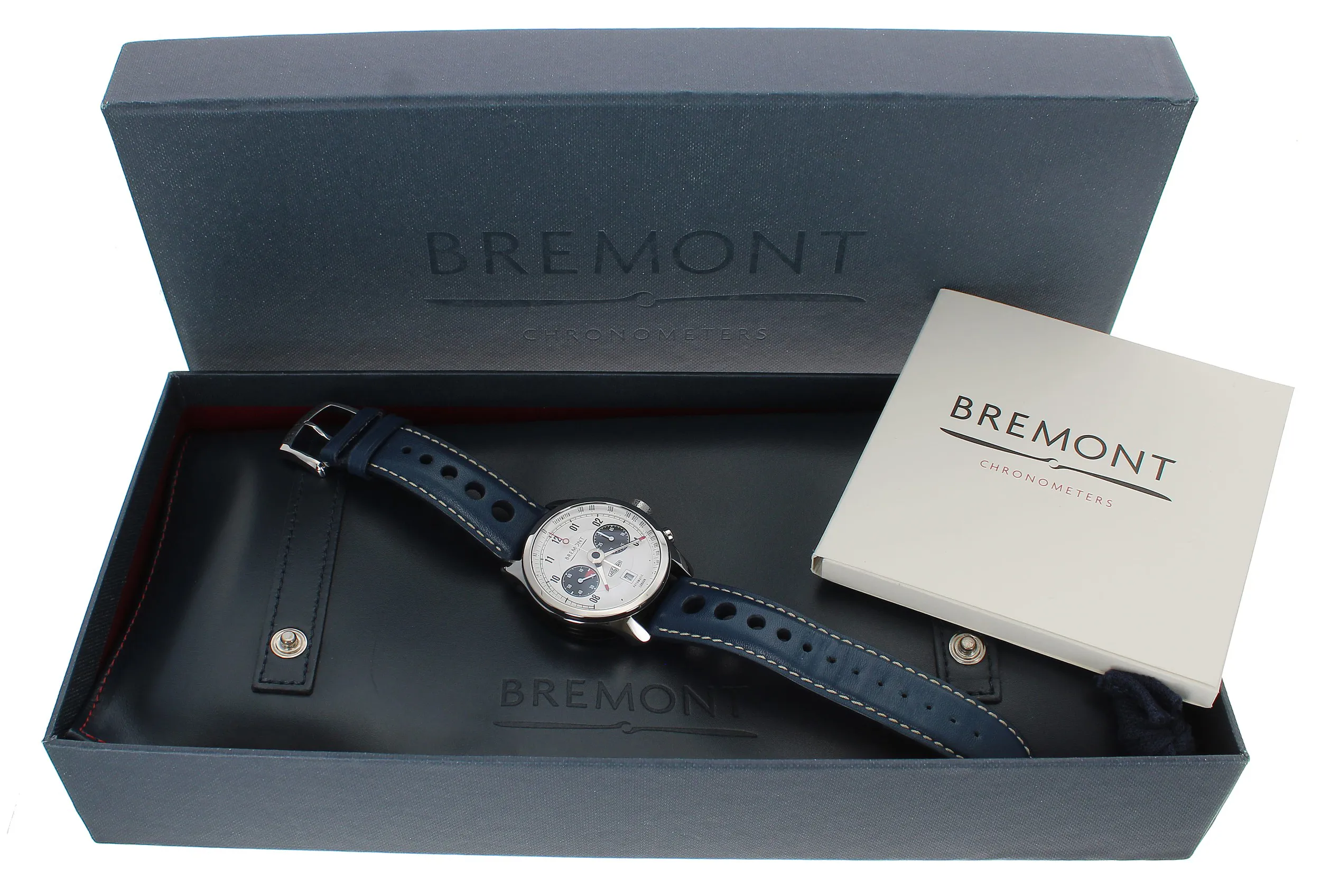 Bremont Jaguar J-MKII-WH-R-S 43mm Stainless steel White 1