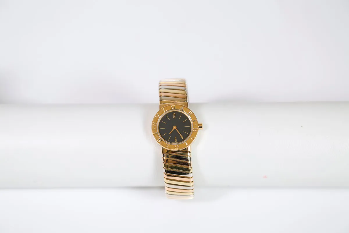 Bulgari BB 23 2T 23mm Yellow gold Black