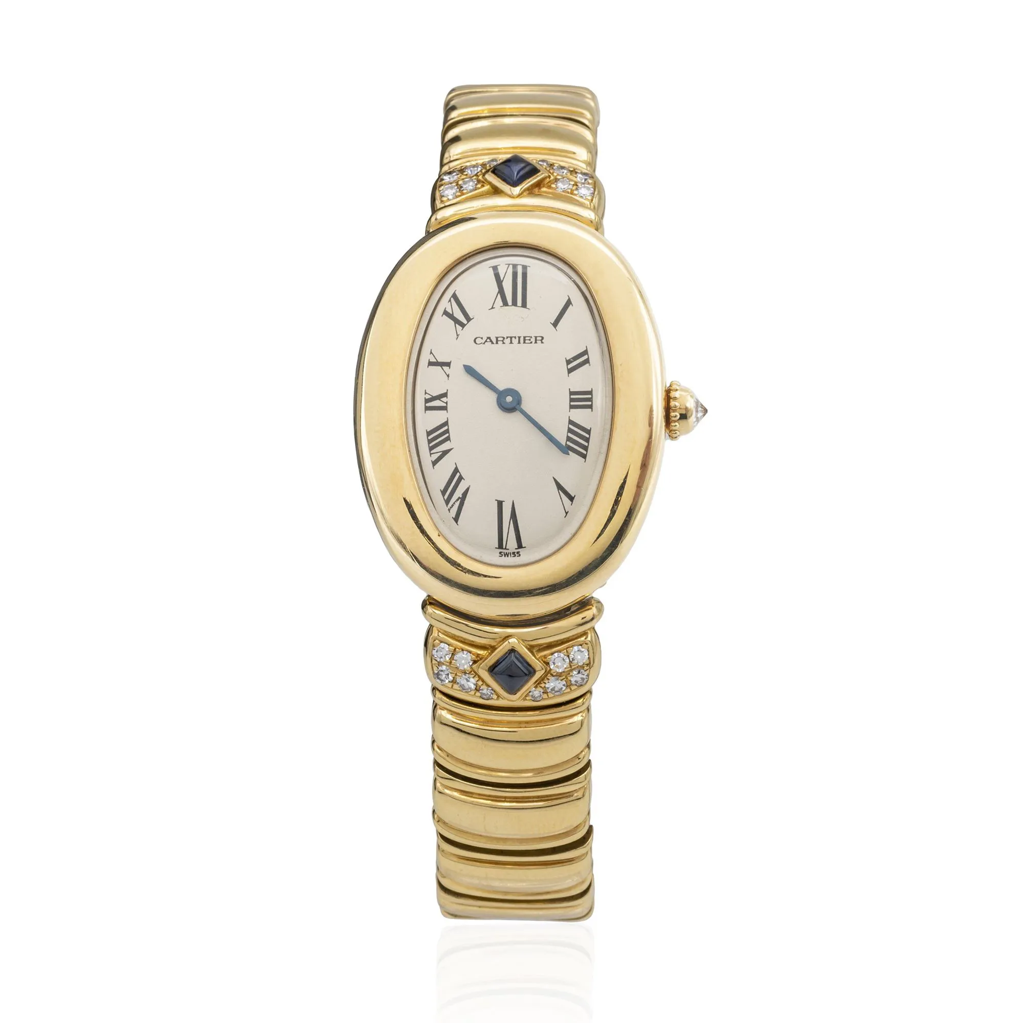 Cartier 8057912 31mm Yellow gold Gray