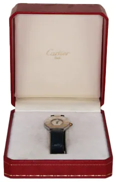 Cartier Must 21 9010 28mm Stainless steel and Gold-plated Cream 2