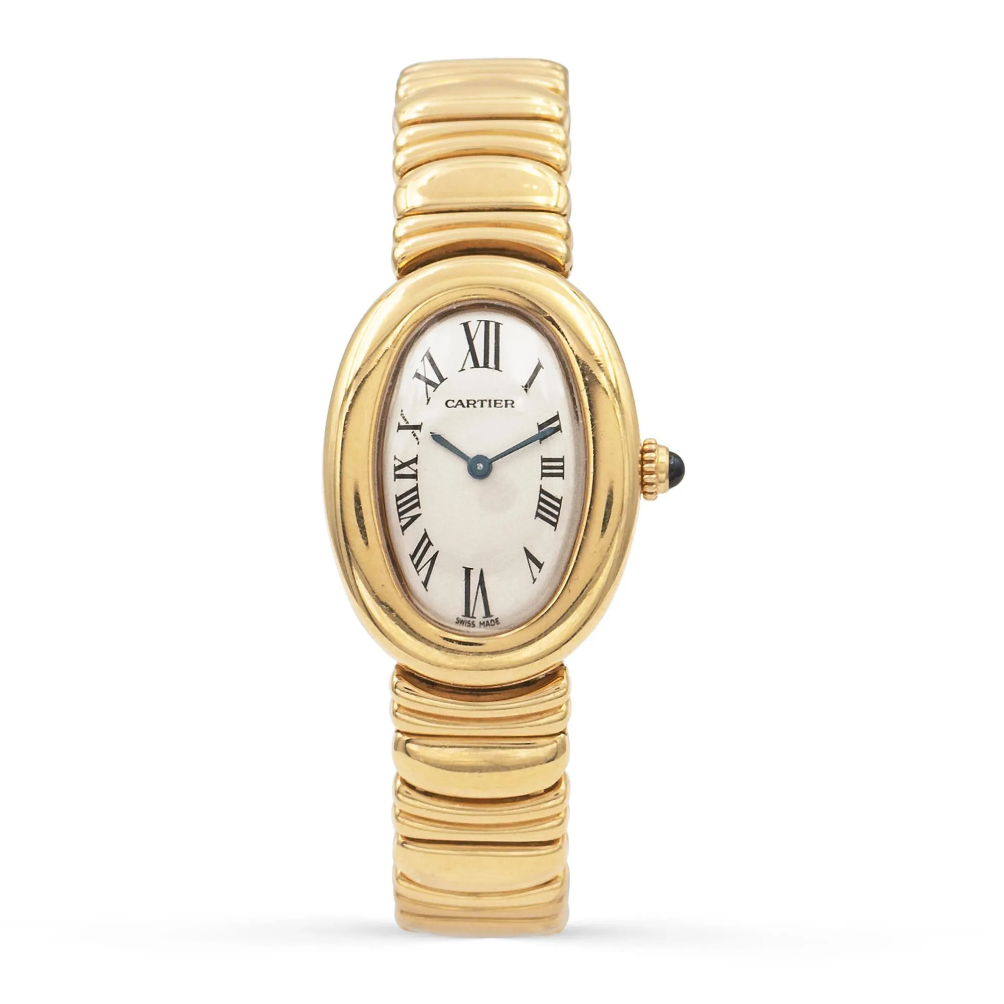 Cartier Baignoire 1950 31mm Yellow gold White