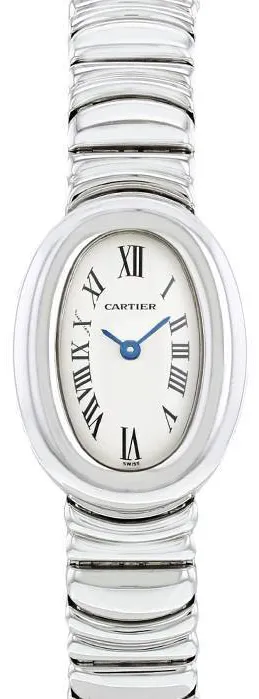 Cartier Baignoire 2369 18mm White gold White