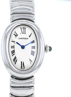 Cartier Baignoire White gold Silver