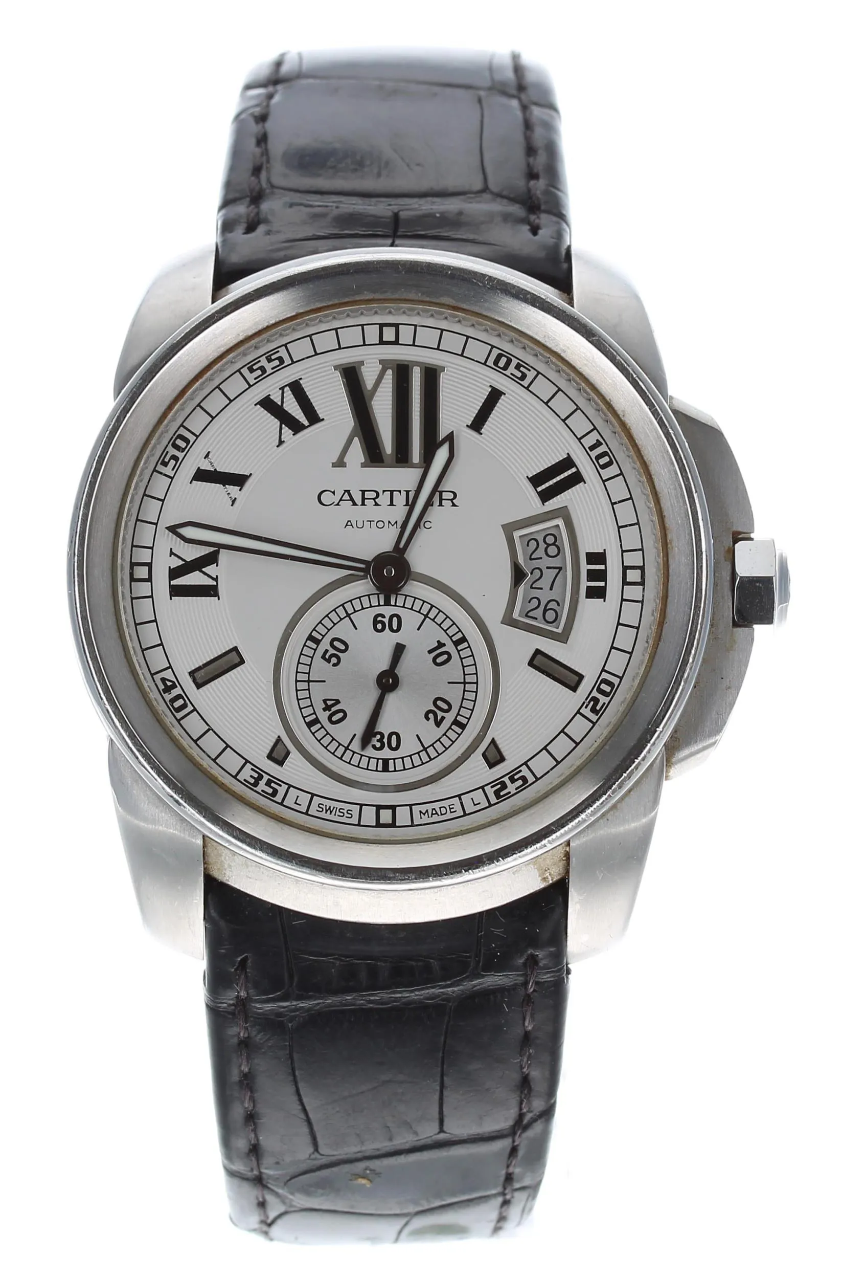 Cartier Calibre de Cartier 3389 45mm Stainless steel Silver