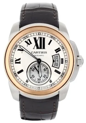 Cartier Calibre de Cartier W7100039 42mm Stainless steel Silver