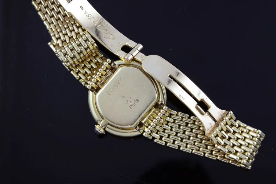 Cartier Ellipse 27mm Yellow gold White 3